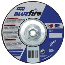 Depressed Center Grinding Wheel, Type 28, 9 in Dia, 0.25 in Thick, 5/8"-11 Arbor