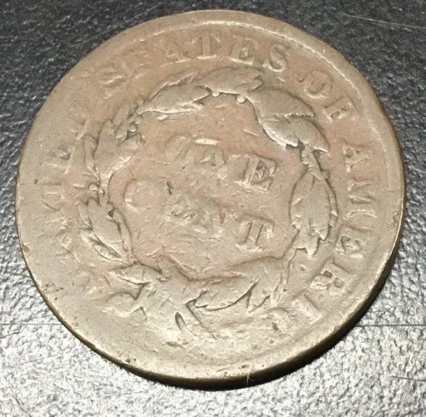 1835 Large Cent N-4 NEWCOMB Variety R4 ~ From E.A.C. Members Collection (LC-A12) - Image 4 of 4