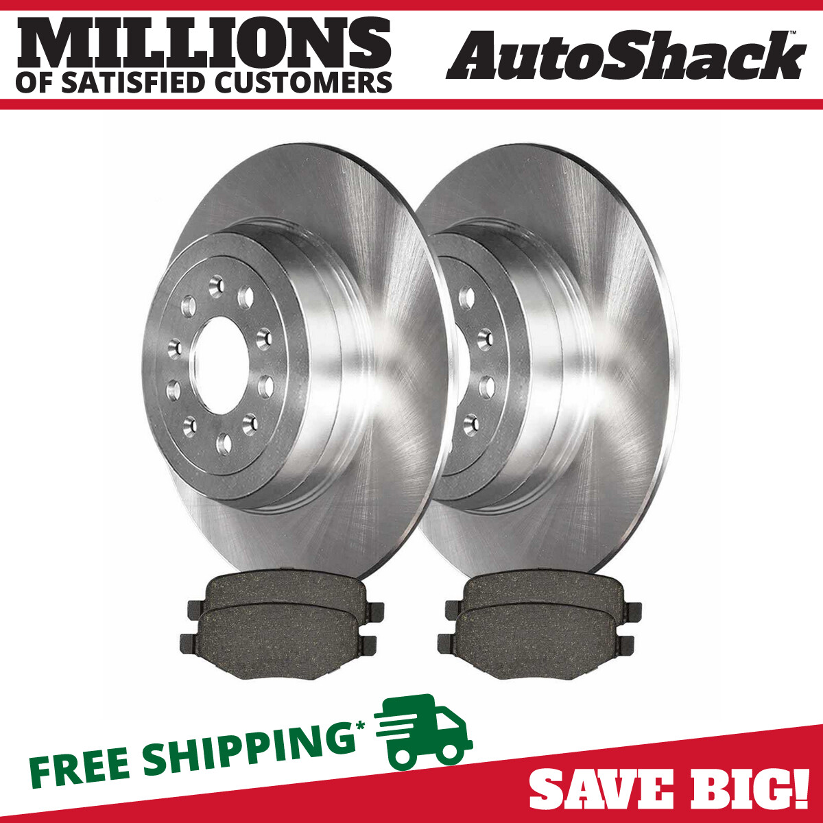 Brake Rotors And Pads CMX Rear Disc Brake Rotors &amp; Ceramic Pads Kit For Ford Explorer Edge Lincoln MKX Taurus Ford Explorer Brake Kit