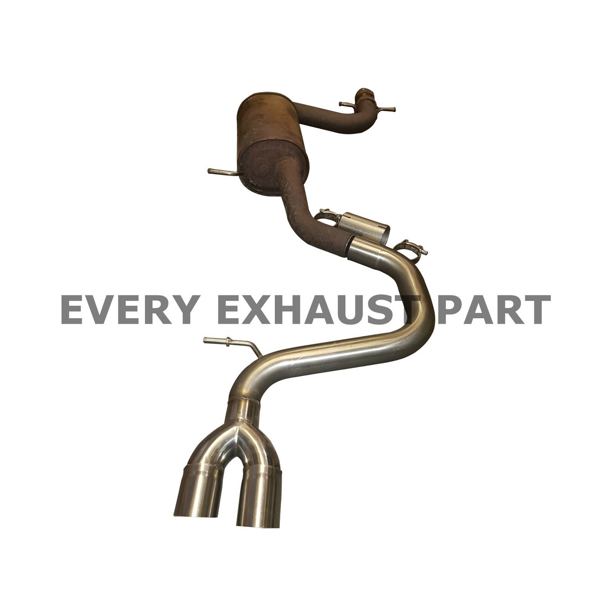 VW Golf 2.0 GTi Mk5 Rear Muffler Silencer Pipe | eBay