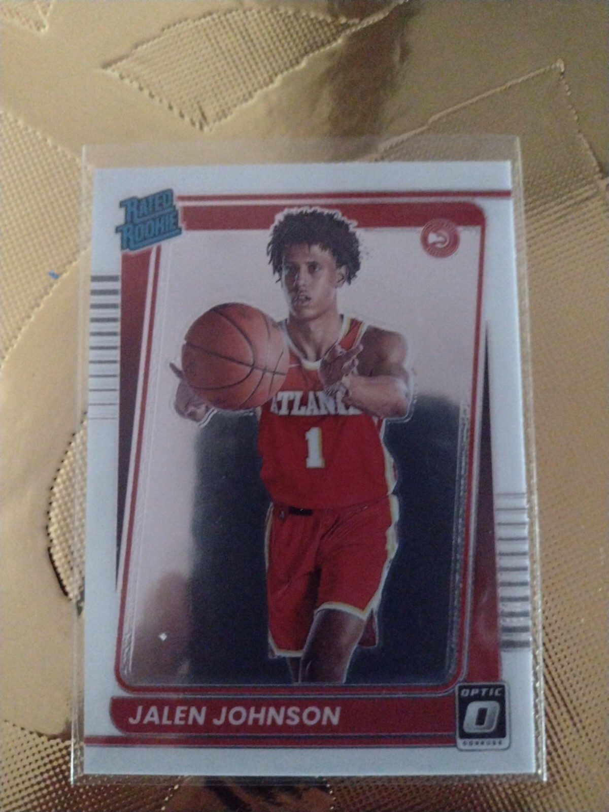 2021-22 Optic Jalen Johnson #181 Rated Rookie RC Silver Prizm T1 C1