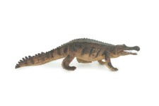 Freshwater Crocodile Brown, Toy, Movable Jaws, Realistic Model 10" CH785 BB185