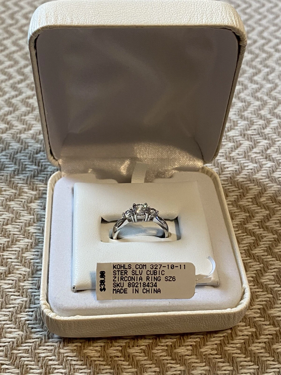 Kohl's rings sterling silver best sale