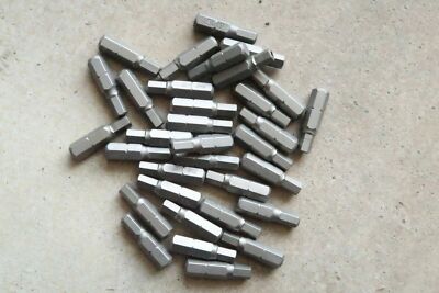 33 pcs THB-3/16 3/16'' HEX SECURITY BIT 1/4'' HEX Hex security tamper proof bits