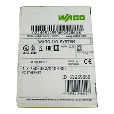 WAGO 750-352/040-000 Fieldbus Coupler Ethernet NEW IN BOX NOS SEALED