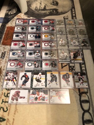 2006-07 UD Be A Player Hockey Huge Lot First Exposures Fabrics & Portrait & Base
