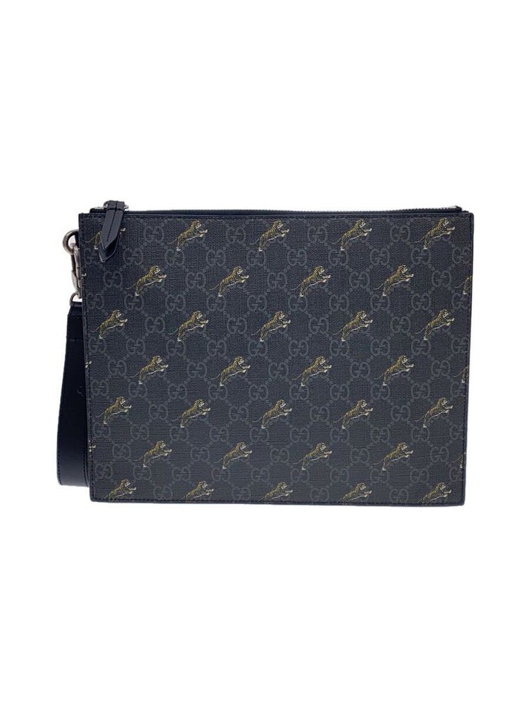 GUCCI other second bag leather Black total pattern 575136 Used