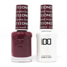 DND DUO Matching Gel & Lacquer #753 - Scarlett Dreams