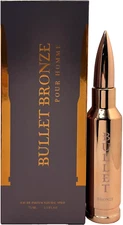 BULLET BRONZE POUR HOMME EAU DE PARFUM SPRAY 2.5 Oz / 75 ml BRAND NEW SEALED!!!