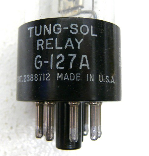 TUNG-SOL RELAY G-127A USA 1 Stück Ungetestet Röhre Tube Rar Blau 83 - 第 2/4 張圖片
