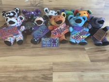 Grateful Dead - Series 2 - 7  Bean Bears - Full Set - Lot of 10 - Liquid Blue
