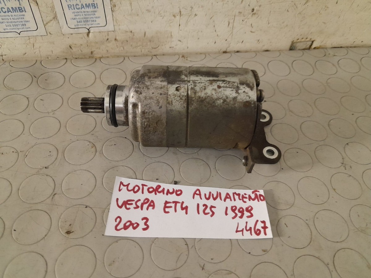 MOTORINO AVVIAMENTO VESPA ET4 125 1999 2000 2001 2002 2003