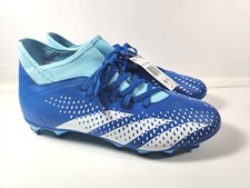 Adidas Size 10 Predator Accuracy.4 Soccer Cleats GZ0017 Blue White Men