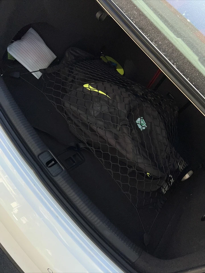 Red de carga de malla estilo piso maletero trasero para AUDI A3 S3 SEDÁN HATCHBACK 2014-2025 Foto 3 de 4