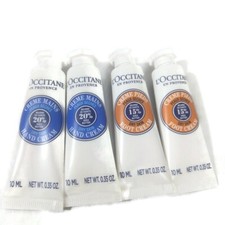 L'Occitane 20 Shea Butter Hand Cream 15 Foot Cream 10ml X 4 NEW