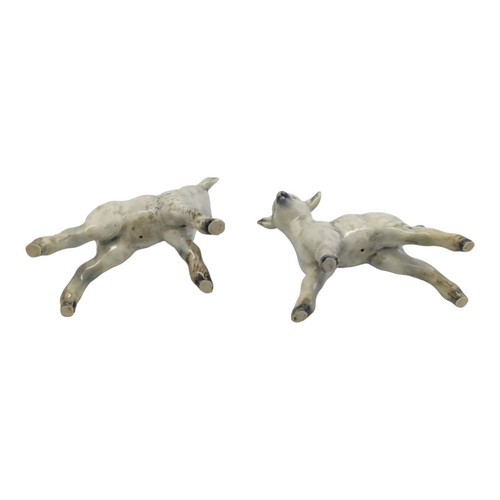 Lote de 2 estatuillas vintage Beswick Inglaterra cordero oveja - Imagen 8 de 8