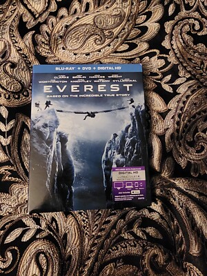 Everest (Blu-ray, 2015) With Slipcover 