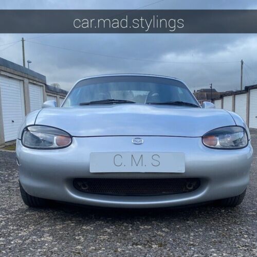 ABS Carbon Fibre Effect eyebrows to fit Mazda MX5 MK2 MK2.5 (Eyelids/Light/MX-5) - Picture 1 of 5