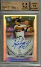 Jose Abreu 2014 Bowman Chrome Refractor Autograph Rookie #328/500 BGS 9.5 Gem