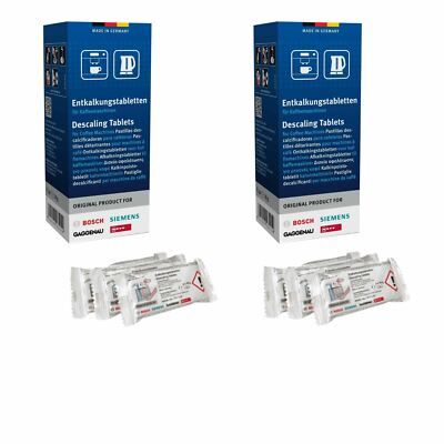 12 Bosch Tassimo Descaler Descaling Tablets Siemens Gaggenau Neff