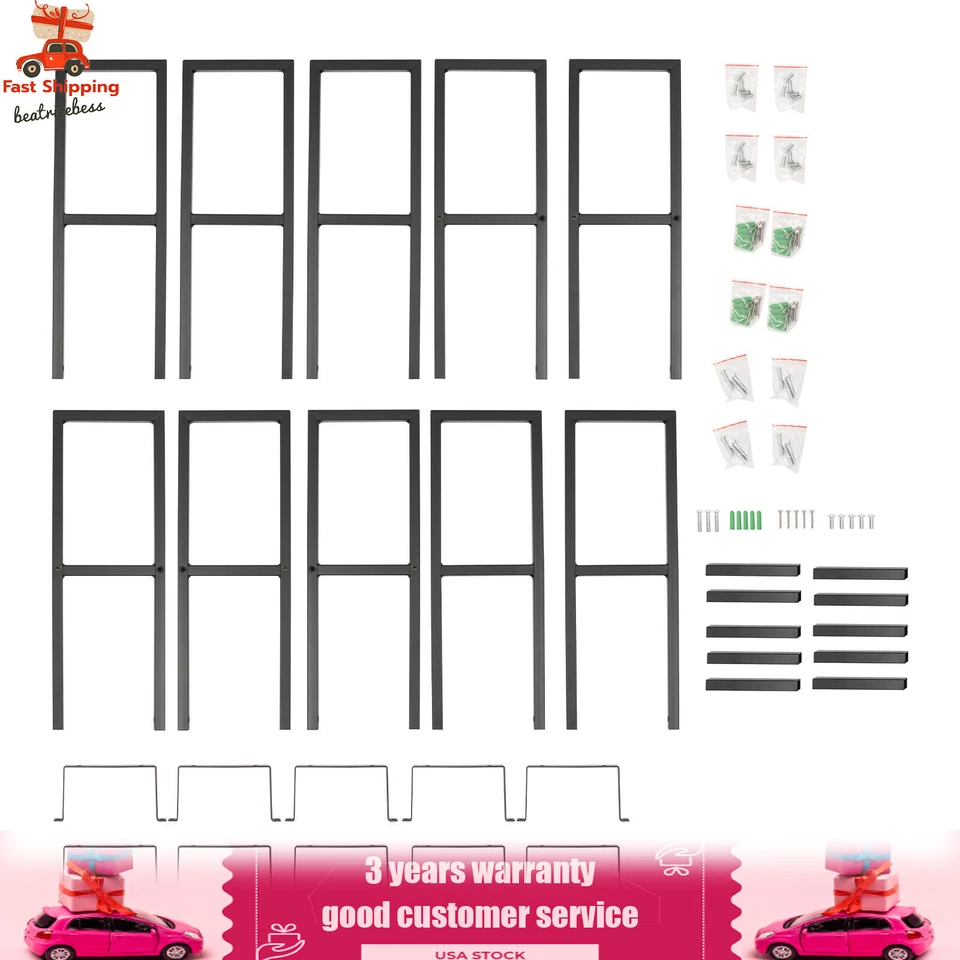 5PCs 34 In Video Game Rack Media Storage Shelves for Wall, CD DVD Storage Shelf - Image 2 of 4