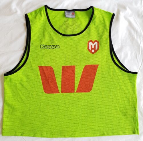 Vintage Melbourne Heart FC Player Training Singlet Kappa Green Size: L - Picture 1 of 4