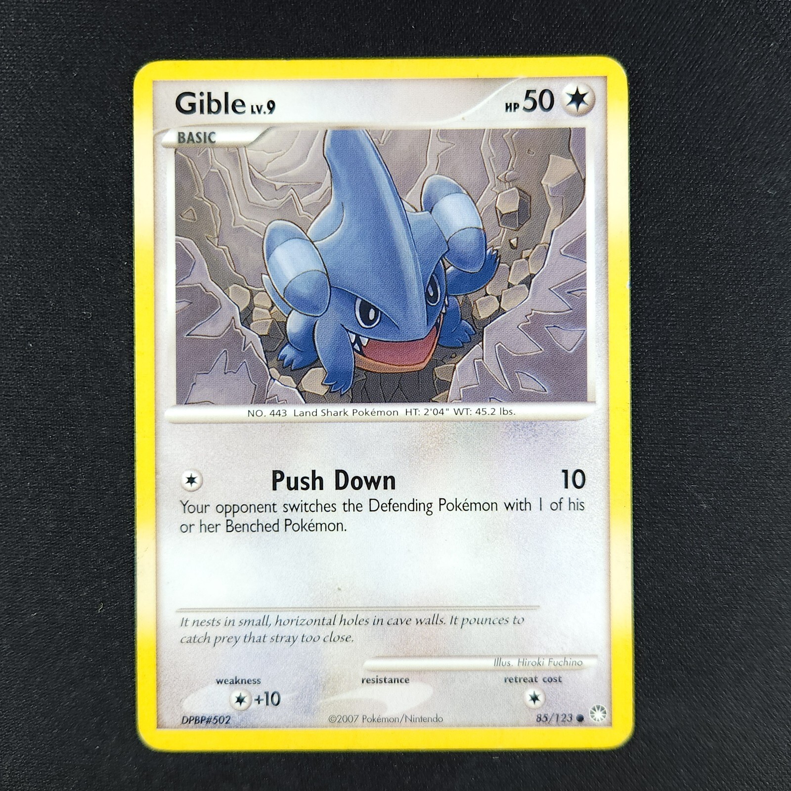 Gible 85/123 - Mysterious Treasures - Pokemon Card