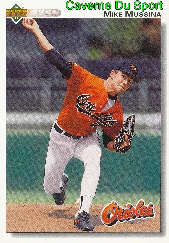 675 MIKE MUSSINA BALTIMORE ORIOLES BASEBALL CARD UPPER DECK 1992 - Photo 1/1