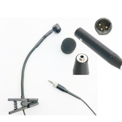 MiCWL e600 Instrument Microphone for Sennheiser 196'' XLR 3Pin Phantom Power Mics