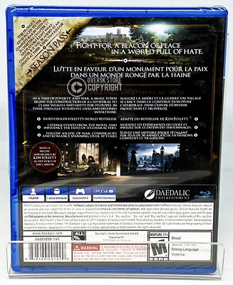 The Pillars of the Earth - PS4 - Brand New | Factory Sealed