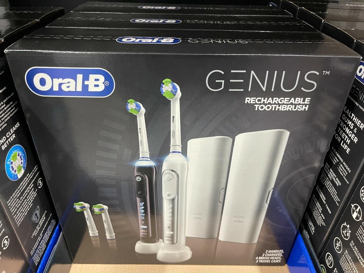 Oral-B Genius X Electric Toothbrush - 80340636 (2 Pack) for sale