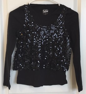 black sequin top girls