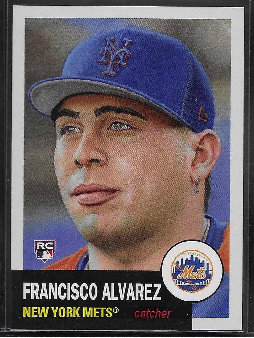2023 TOPPS LIVING SET # 661 FRANCISCO ALVAREZ Rookie New York Mets 2,295 PR a