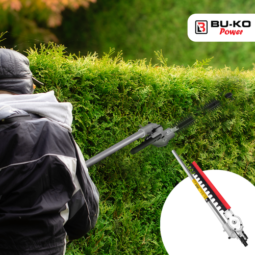 BUKO Multi Functional Garden Tool 52cc Long Reach Petrol 3 Poles with