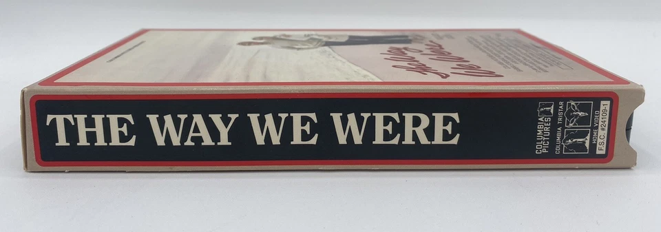 Vintage The Way We Were VHS Barbra Streisand - Robert Redford 1985 Cover - Image 3 of 4