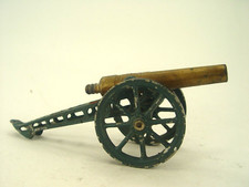 Kanone - Blechspielzeug aus Gussmetall   - #3687    #E gebr.