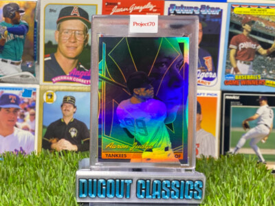 Topps Project70  Card 591 - 1957 Aaron Judge by Matt Taylor Rainbow Foil #28