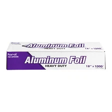 Karat 18” x 1000' Heavy Duty Aluminum Foil Roll - 1 Roll, FW-AFR208