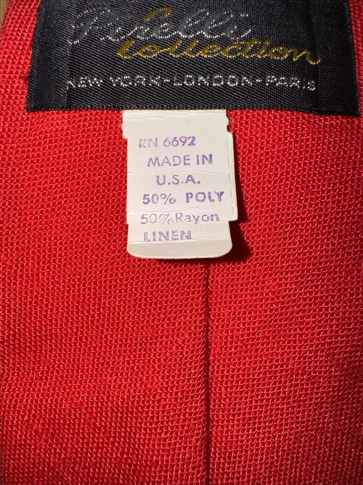 Gravata de rayon poliéster vermelho sólido Pirelli Collection - 54L 3,0W - Imagem 3 de 3