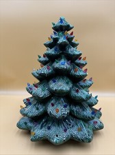 18  Damaged/Broken Vtg Ceramic Christmas Tree...