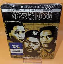BOYZ N THE HOOD 4K UHD  BLU-RAY LIMITED EDITION STEELBOOK - PLASTIC TEAR