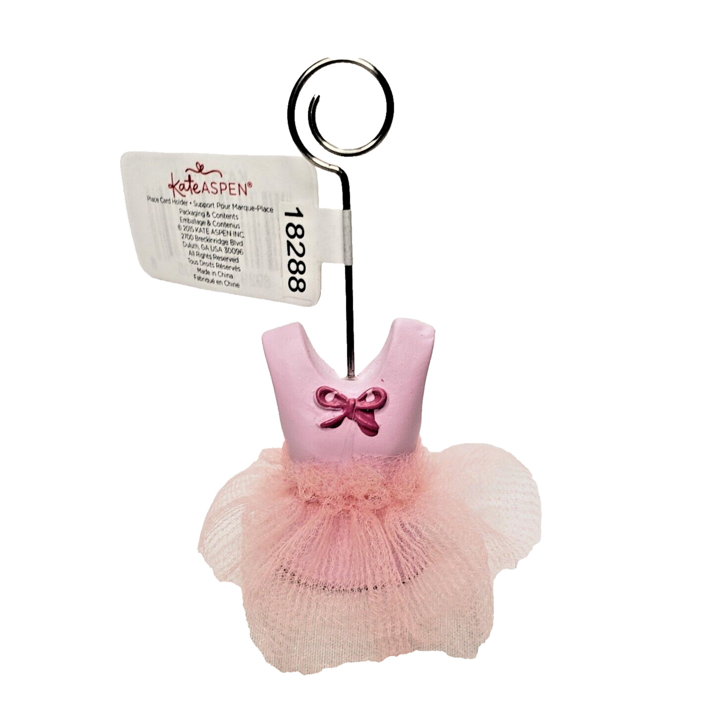 TUTU CUTE Ballerina Birthday Party Place Card/Picture Holder Kate Aspen Lot 10