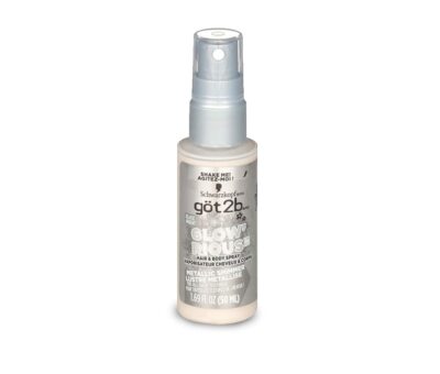 Got2b Glow Rious, Metallic Shimmer, Silver, Hair and Body Spray, 1.69 oz