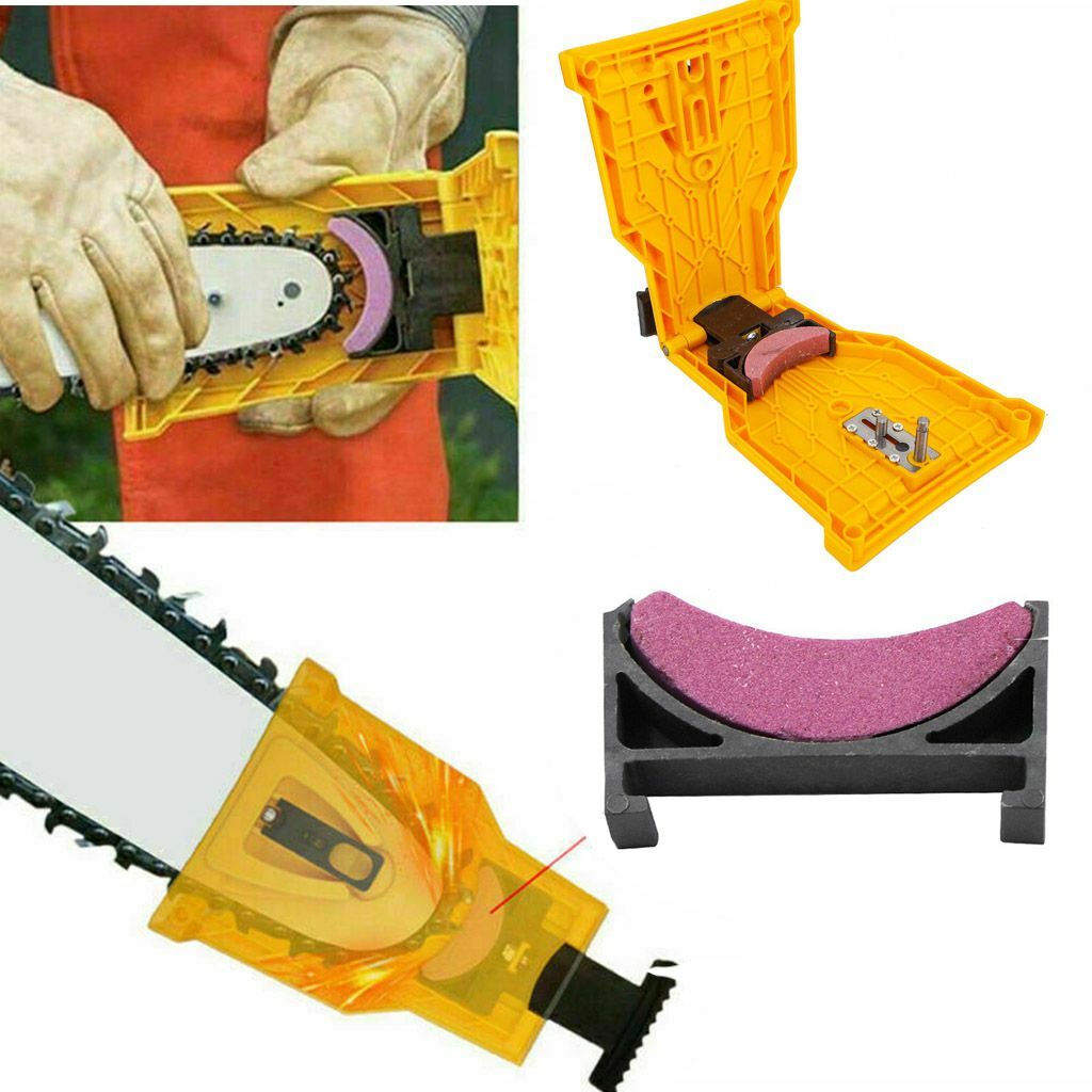6PCS Chainsaw Teeth Sharpener PowerSharp Bar-Mount Saw Chain Sharpening ...