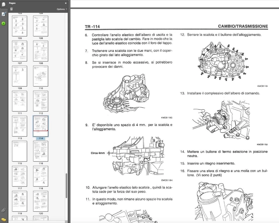 Hyundai Coupe Tiburon II 2002-2007 manuale officina workshop manual - Immagine 4 di 4