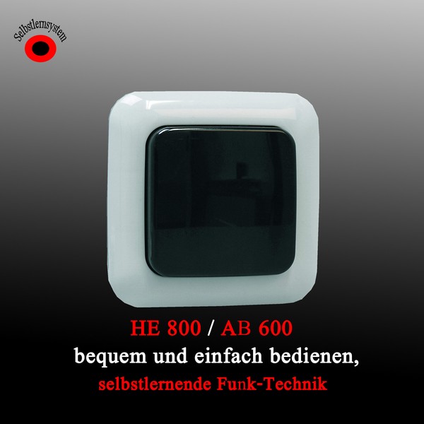 Funk Wandschalter IP44 Elro HE862 Funk Sender Outdoor Funktaster Lichttaster-image