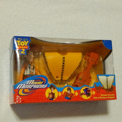 Disney PIXAR Toy Story 2 Movin  Morphers Woody Morphs Into A Western Wagon - NEW