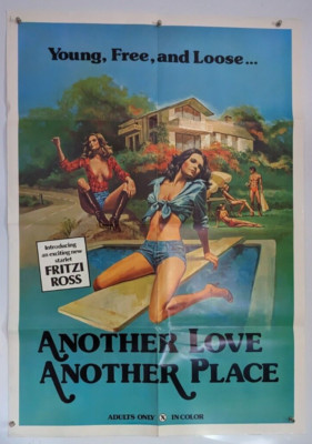 X-RATED ''Another Love Another Place'' Original French Sexploitation Movie Poster