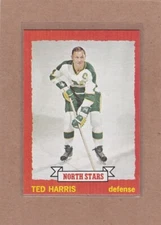 1973-74 TOPPS HOCKEY TED HARRIS #14 NORTH STARS EXMT/EXMT+ *A35629