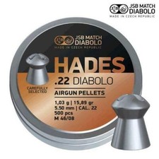 JSB Hades .22 Air Pellets Full Tins of 500 or Sample Packs Fast UK Dispatch